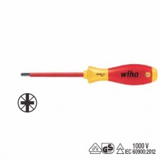 Wiha SoftFinish® Electric Xeno - For Terminal Screw (Slotted/ Pozidriv) - Individually Tested Protective Insulation 1,000 V AC, VDE and GS Tested - SL/ PZ 1 - 30700